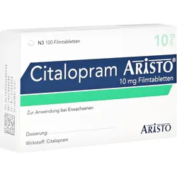Citalopram Aristo 10 mg Filmtabletten 100 St