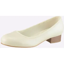Casual Looks Pumps CASUAL LOOKS, Damen, Gr. 37, weiß, Lederimitat, Schuhe Pumps