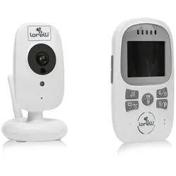 Lorelli Babyphone Safeness Nachtsicht, 2,4 " LCD-Farbdisplay, Temperaturanzeige weiß