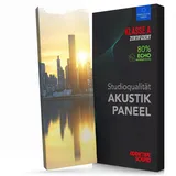 Addictive Sound Akustikbild – Schallabsorber Wandbild mit dichter Akustikwolle – Absorberklasse A – Brillanter Kunstdruck – Professionelles Akustikpaneel Made in EU – 148×50×6 cm - Sunset 4