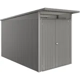 Biohort Metall-Gerätehaus AvantGarde ECO Gr. A4 quarzgrau-metallic Doppeltür