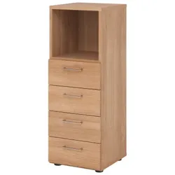 Hammerbacher Regal 3OH 4Schübe Nussbaum/Nussbaum 4032062325124 Hammerbacher