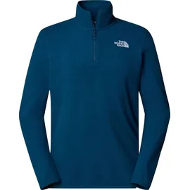 The North Face NF0A855W1NO1 Men’s 100 Glacier 1/4 Zip Eu Herren Midnight Petrol Größe S