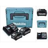 Makita Power Source Kit 40 V XGT Li-Ion 2 x 4,0 Ah + DC40RA Ladegerät + Makpac  191J97-1