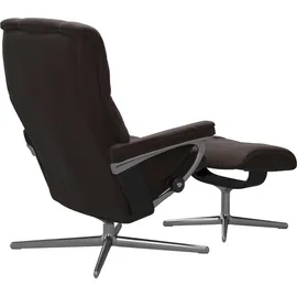 Stressless Mayfair mit Cross Base Leder 92 x 103 x 79 cm chocolate paloma
