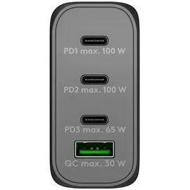 goobay Multiport-Schnellladegerät 100 W schwarz