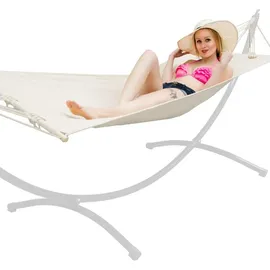 AMANKA Bis 100kg: Outdoor Stabhängematte 1 Person - 190x80cm Hängematte Garten & Balkon