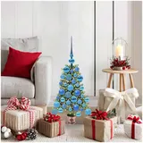 vidaXL Weihnachtsbaum mit Beleuchtung Grün 65 cm
