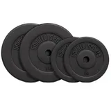 Gorilla Sports GORILLA SPORTS® Hantelscheiben - 2 x 5 - 2 x 10 kg schwarz 30kg