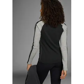 KangaROOS Longsleeve in schwarz-grau-meliert | Gr.: 36/38,