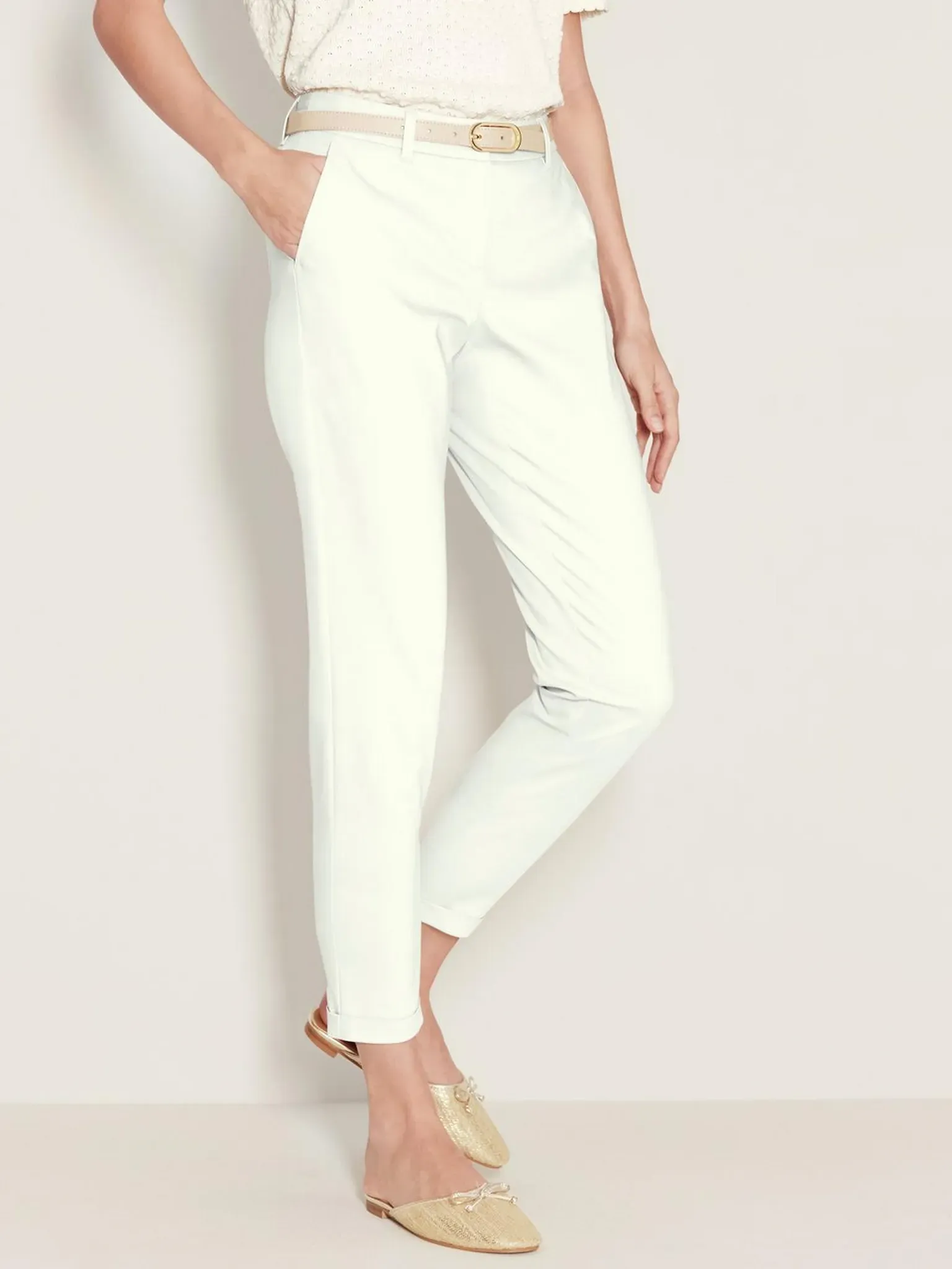 Pantalon 7/8  Peter Hahn blanc