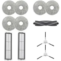 DREAME Original-Zubehörset für L10 Prime/L10s Ultra/L10 Ultra: 1x Hauptbürste, 2X Seitenbürsten, 2X Staubfilter, 6X Mopptücher (3 Paare)