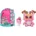 O Surprise Costume Surprise Modepuppe mit Aufblasbarem Rosa Welpenkostüm
