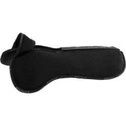 Acavallo Withers Free Pocket Configuration Pad Double Riser, Black