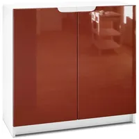 Vladon Kommode, Bordeaux, 82x78x37 cm, Wohnzimmer, Kommoden & Sideboards,