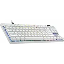 Logitech G PRO X TKL Rapid, weiß/silber, Magnetic Analog, USB, DE (920-013240)