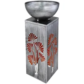 GLOBO Lighting Solarleuchte Metall silberfarben, LED