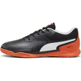 Puma Truco Iii Hallenfußballschuhe - Black / White / Flame Flicker - EU 46 1/2