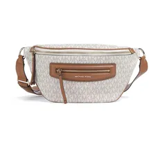 Michael Kors Jet Set Travel Medium Gürteltasche Kunstleder Weiß