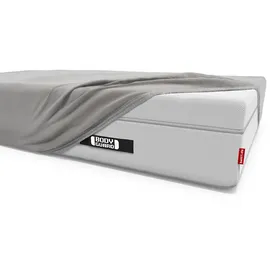 Bett1.de Spannbettlaken BODYGUARD 140-160 x 200 cm silber