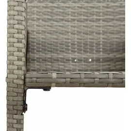 vidaXL Gartenbar Set 5-tlg. Grau