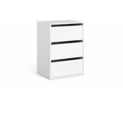 Schubladen Element für Kleiderschränke und Schiebetürenschränke weiss.