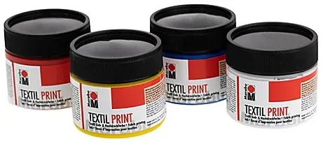 Marabu Textil Print Farbe in verschiedenen Farbtönen, 100 ml