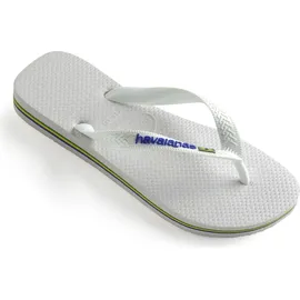 havaianas Brasil Logo Weiß 46