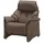 HIMOLLA Relaxsessel 4217 Leder 96 x 109 x 91 cm Braun mit Kopfteil