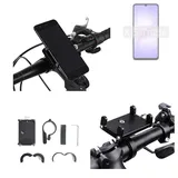K-S-Trade Smartphone-Halterung für Samsung Galaxy M07 4G, (Handyhalterung das Fahrrad Halter Lenkstange Fahrradhalterung) schwarz