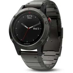  Fenix 5 saphirglas grau mit Metallarmband 