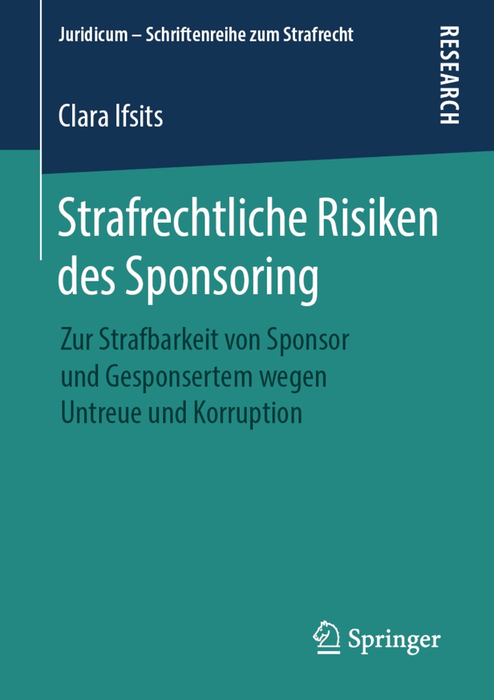 Strafrechtliche Risiken Des Sponsoring - Clara Ifsits  Kartoniert (TB)