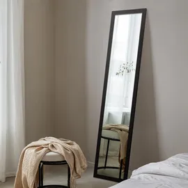 Tulup Standspiegel 36 x 156 cm Schwarz