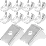 HOMSFOU 10 Stück Metall Schrankregal-Clips Robuste Regalstützen Für Aktenschrank Und Vitrinen Einfach Zu Installierende Regalträger Für Küchen Und Büros