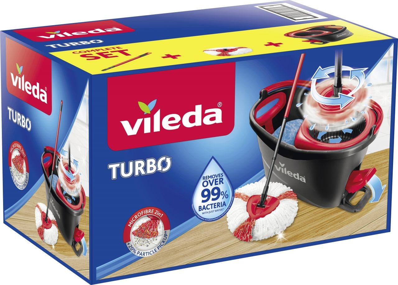 Vileda Turbo Easy Wring & Clean Wischmop-Set