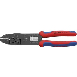 Crimpzange KNIPEX Länge: 240mm (Für isolierte Kabelschuhe)