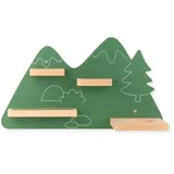 Tonies Kinderregal Auf zum magischen Berg 48 x 27,2 cm Buche grün