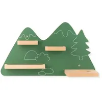 Tonies Kinderregal Auf zum magischen Berg 48 x 27,2 cm Buche grün