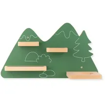 Tonies Kinderregal Auf zum magischen Berg 48 x 27,2 cm Buche grün