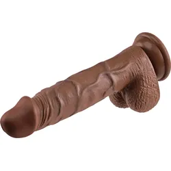 Realistic Dildo, 20,9 cm, natur-dunkel