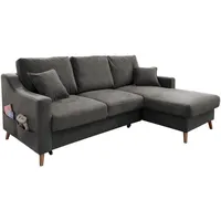 P & B Ecksofa, Anthrazit , 228x150 cm