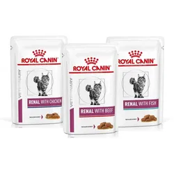 ROYAL CANIN Renal Feline Gemischte Auswahl 36 x 85 g