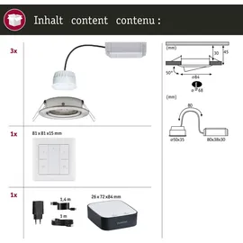 Paulmann Starterset Smart Home smik + Weiß/Grau