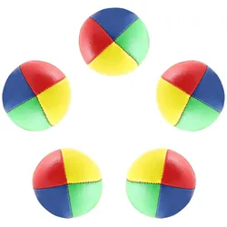 Jonglierbälle 5er Set (vierfarbig). Ø 62mm. 100g - Juggling Balls. Jonglierball bunt 62 MM