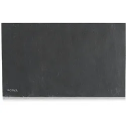 Boska Servierbrett Schiefer Light M / ein makelloses, robustes Brett / 25 cm / Schiefer / Schwarz / 250 x 150 x 6 mm