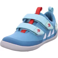 Affenzahn Barfußschuh Lucky Hai Hellblau / Rot 26