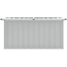 vidaXL Gartenbox Grau 129x67x65 cm