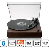 Lenco LS-15WD Plattenspieler Braun