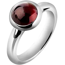 Nenalina Granat Cabochon Edelstein 925 Silber Ringe   Damen 