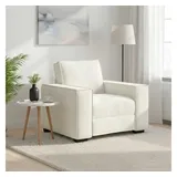 vidaXL Sessel 100 x 84 x 78 cm Creme Samt